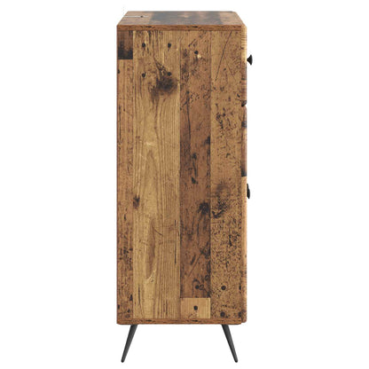 Servírovací Skříň Se Zásuvkou Staré Dřevo 66 X 34,5 X 90 Cm