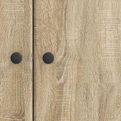 Servírovací Skříň Dub Sonoma 89 X 34,5 X 80 Cm Kompozitní Dřevo