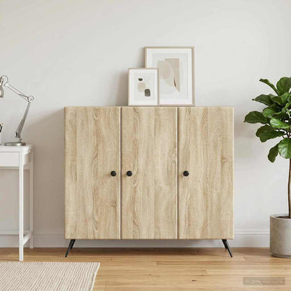 Servírovací Skříň Dub Sonoma 89 X 34,5 X 80 Cm Kompozitní Dřevo