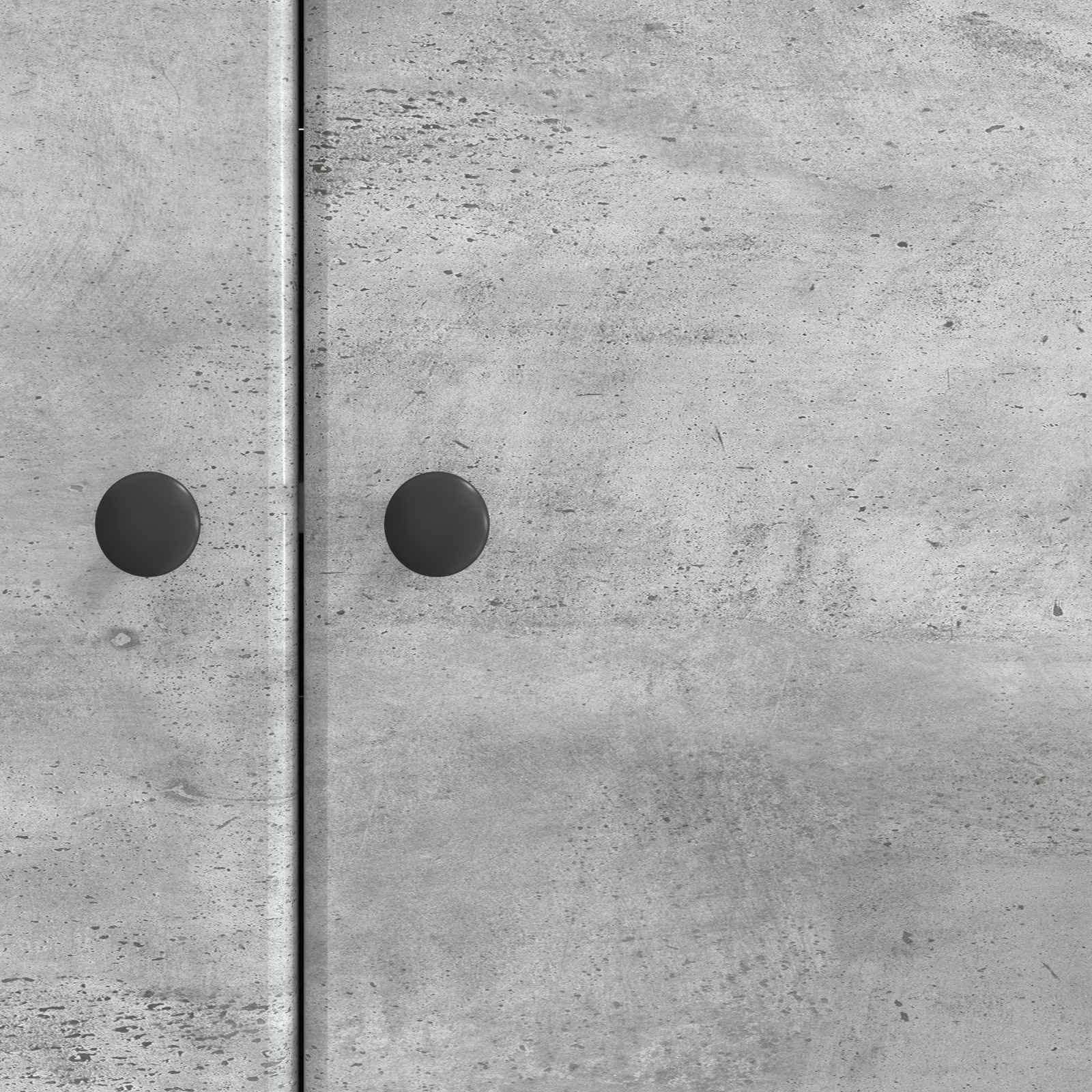 Servírovací Skříň Betonově Šedá 89 X 34,5 X 80 Cm