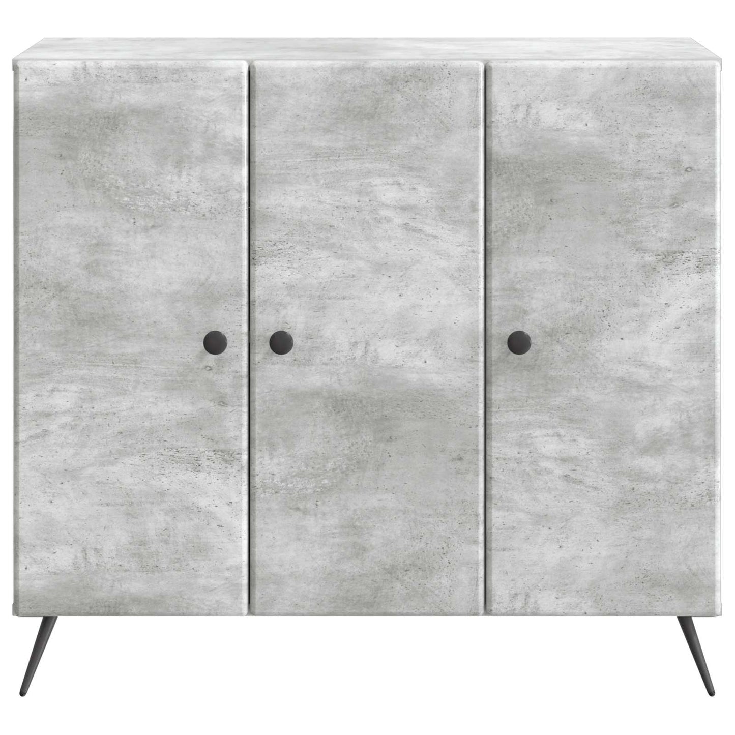 Servírovací Skříň Betonově Šedá 89 X 34,5 X 80 Cm