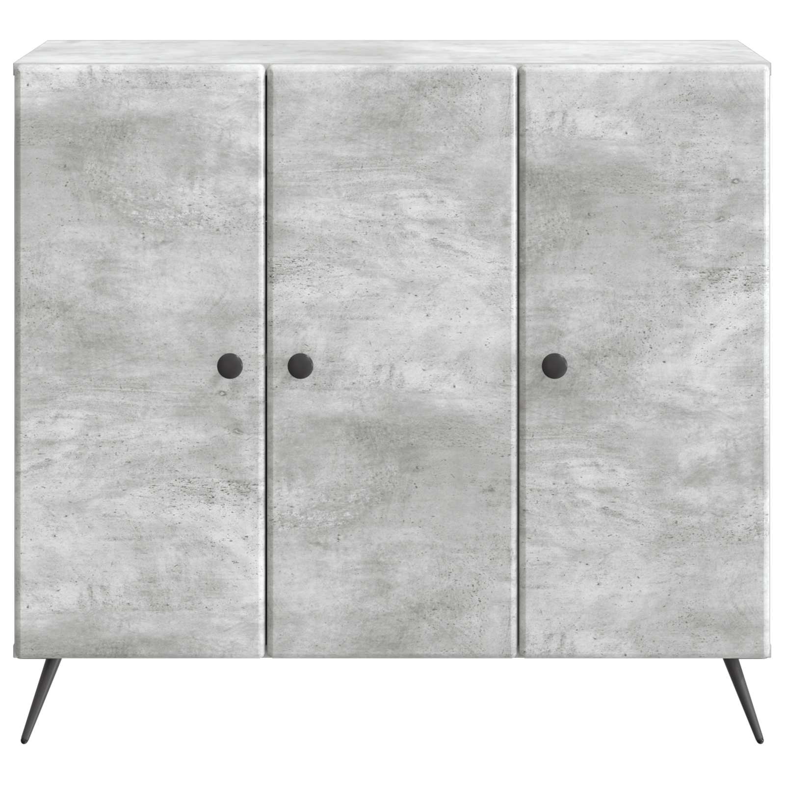 Servírovací Skříň Betonově Šedá 89 X 34,5 X 80 Cm