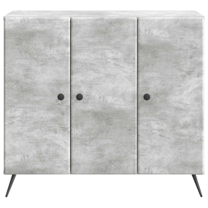 Servírovací Skříň Betonově Šedá 89 X 34,5 X 80 Cm