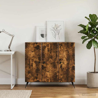 Servírovací Skříň Kouřový Dub 89 X 34,5 X 80 Cm