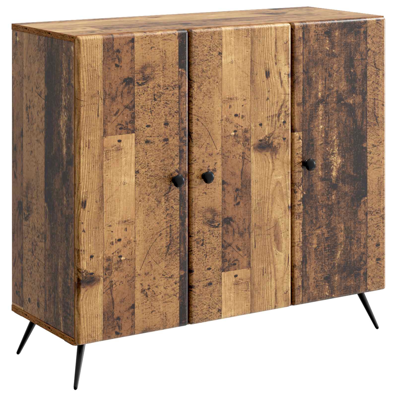 Servírovací Skříň Staré Dřevo 89 X 34,5 X 80 Cm