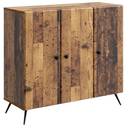 Servírovací Skříň Staré Dřevo 89 X 34,5 X 80 Cm