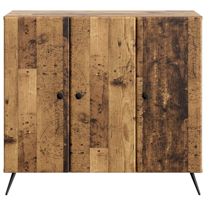 Servírovací Skříň Staré Dřevo 89 X 34,5 X 80 Cm