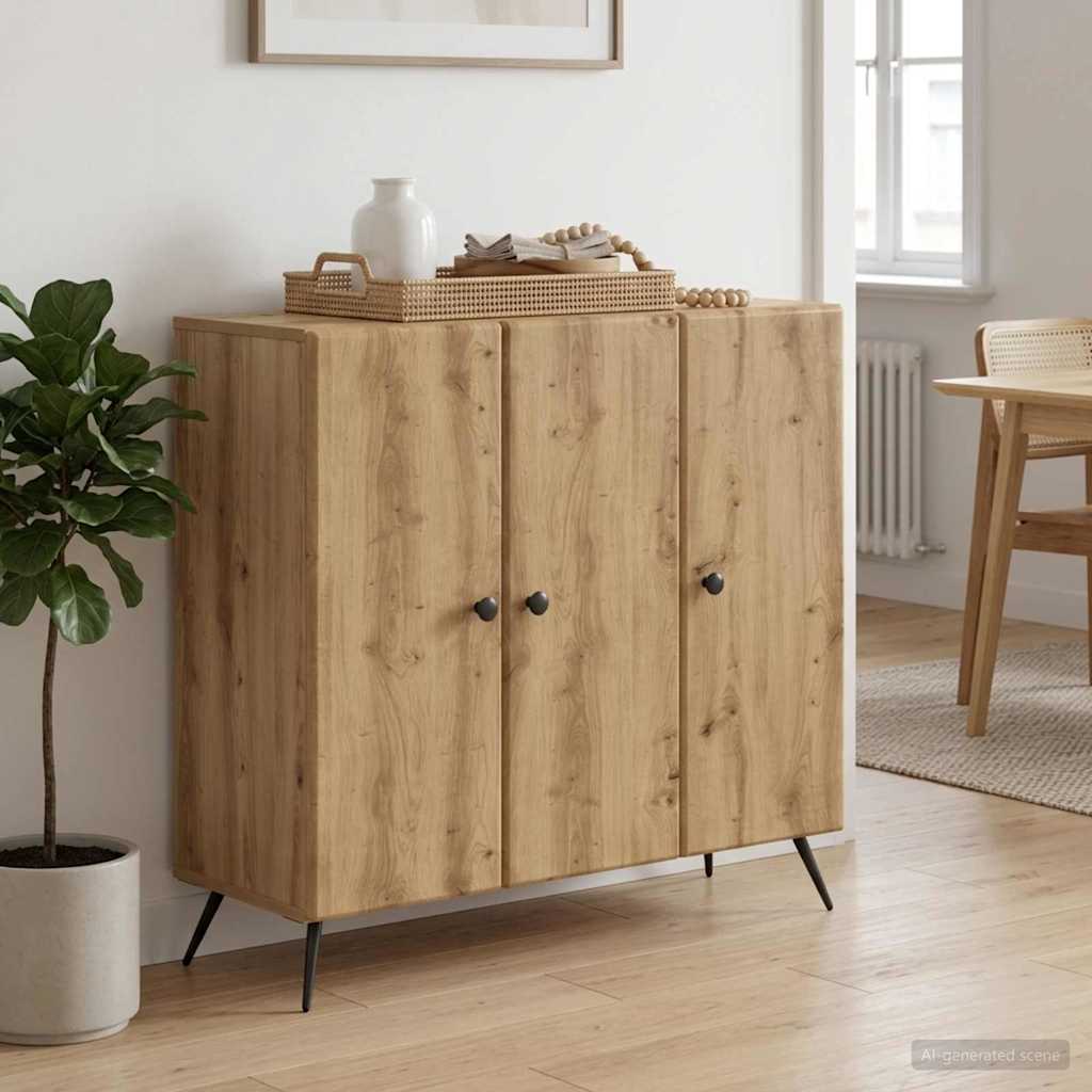 Servírovací Skříň Dub Artisan 89 X 34,5 X 80 Cm