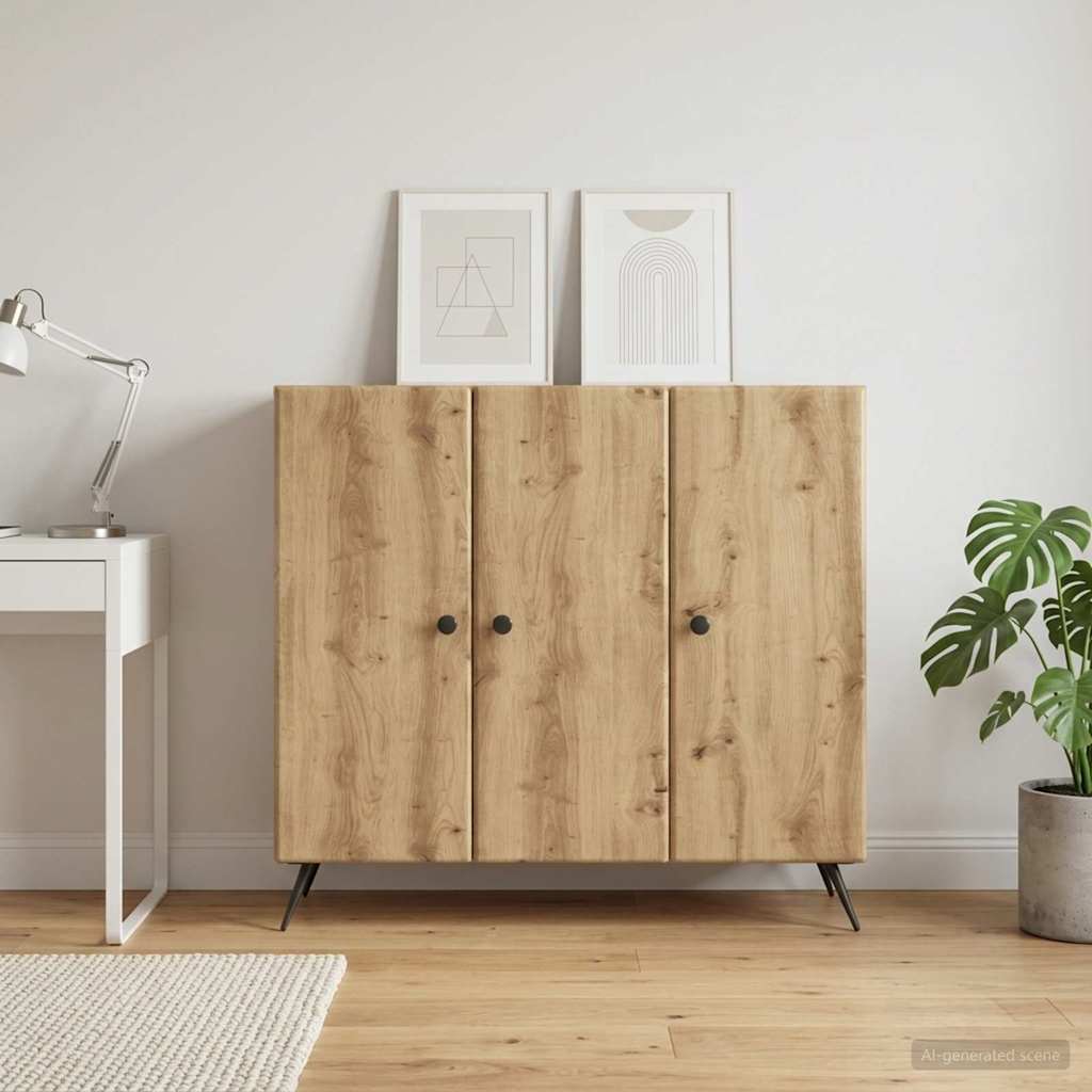 Servírovací Skříň Dub Artisan 89 X 34,5 X 80 Cm