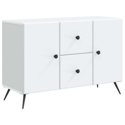 Servírovací Skříň Bílá 89 X 34,5 X 60 Cm Kompozitní Dřevo