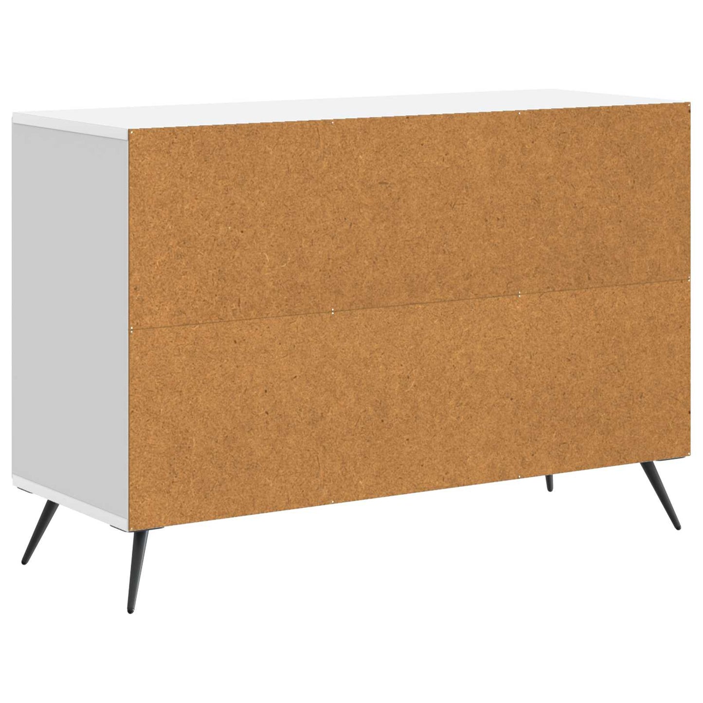 Servírovací Skříň Bílá 89 X 34,5 X 60 Cm Kompozitní Dřevo