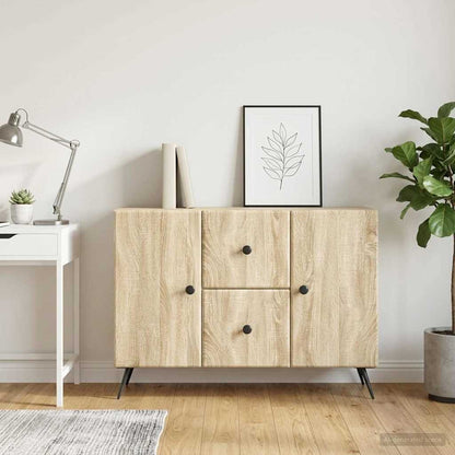 Servírovací Skříň Dub Sonoma 89 X 34,5 X 60 Cm Kompozitní Dřevo