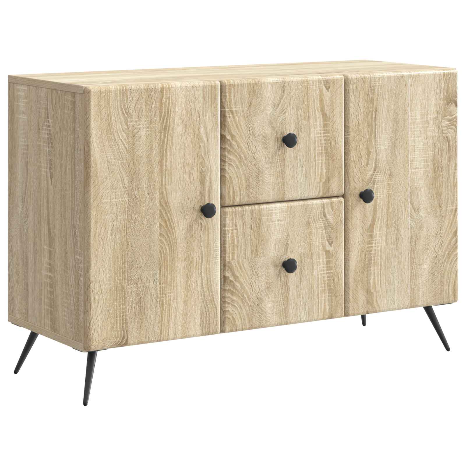 Servírovací Skříň Dub Sonoma 89 X 34,5 X 60 Cm Kompozitní Dřevo