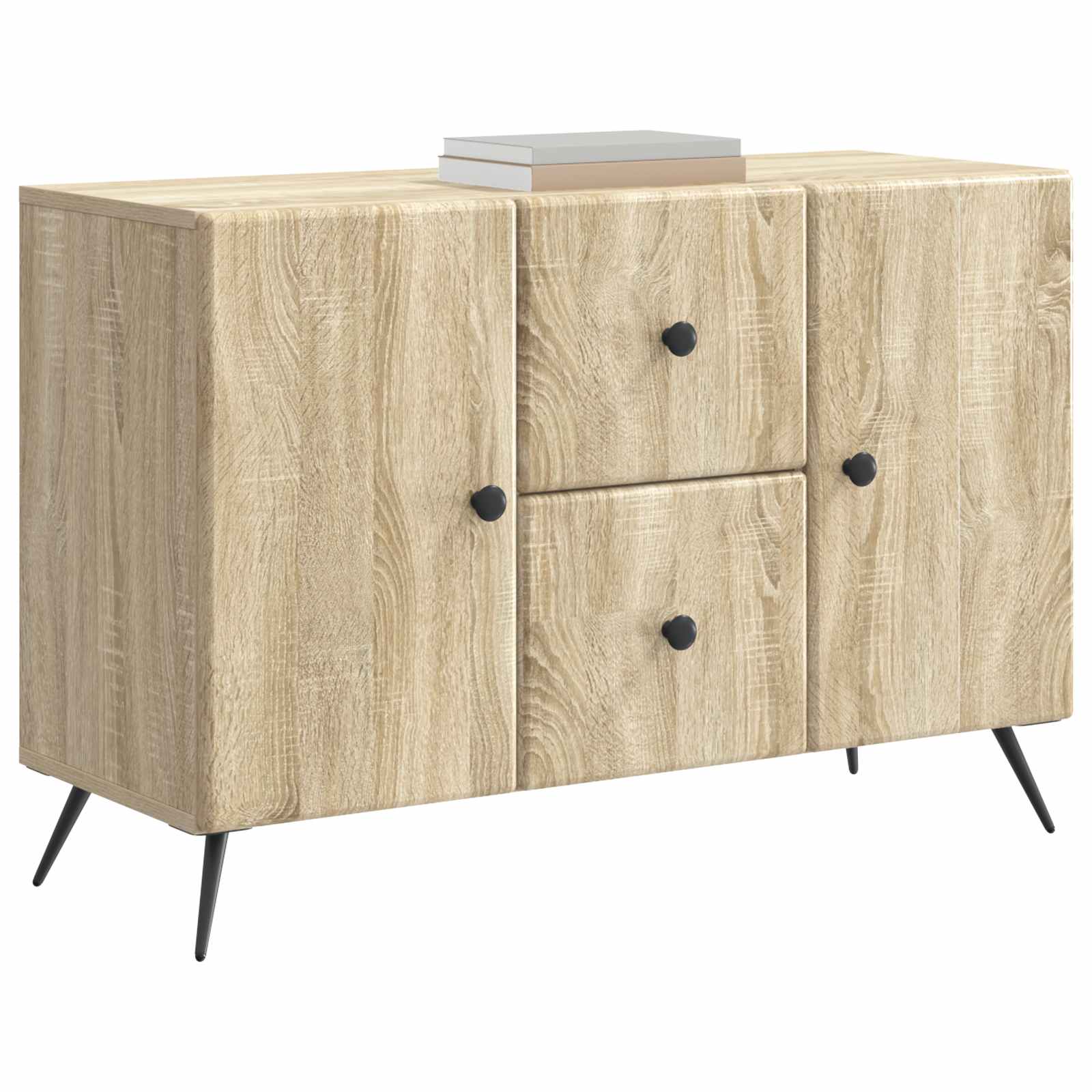 Servírovací Skříň Dub Sonoma 89 X 34,5 X 60 Cm Kompozitní Dřevo