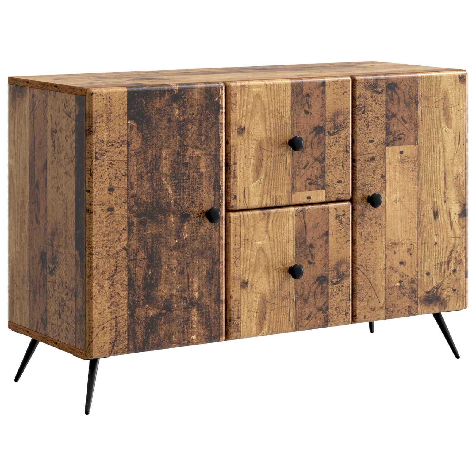 Servírovací Skříň Se Zásuvkou Staré Dřevo 89 X 34,5 X 60 Cm