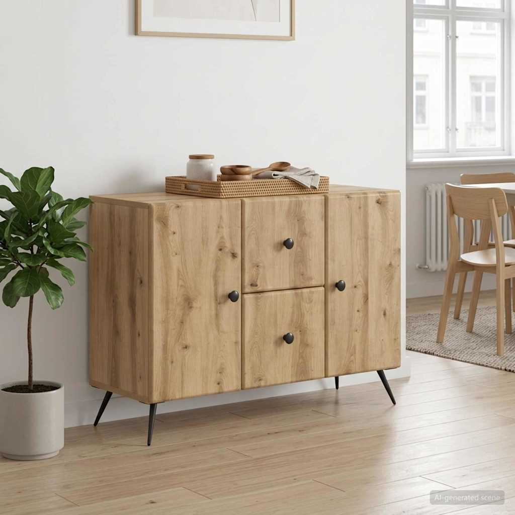 Servírovací Skříň Dub Artisan 89 X 34,5 X 60 Cm