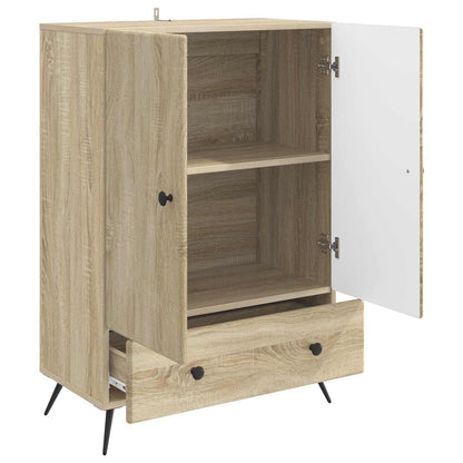 Servírovací Skříň Dub Sonoma 66 X 34,5 X 95 Cm Kompozitní Dřevo