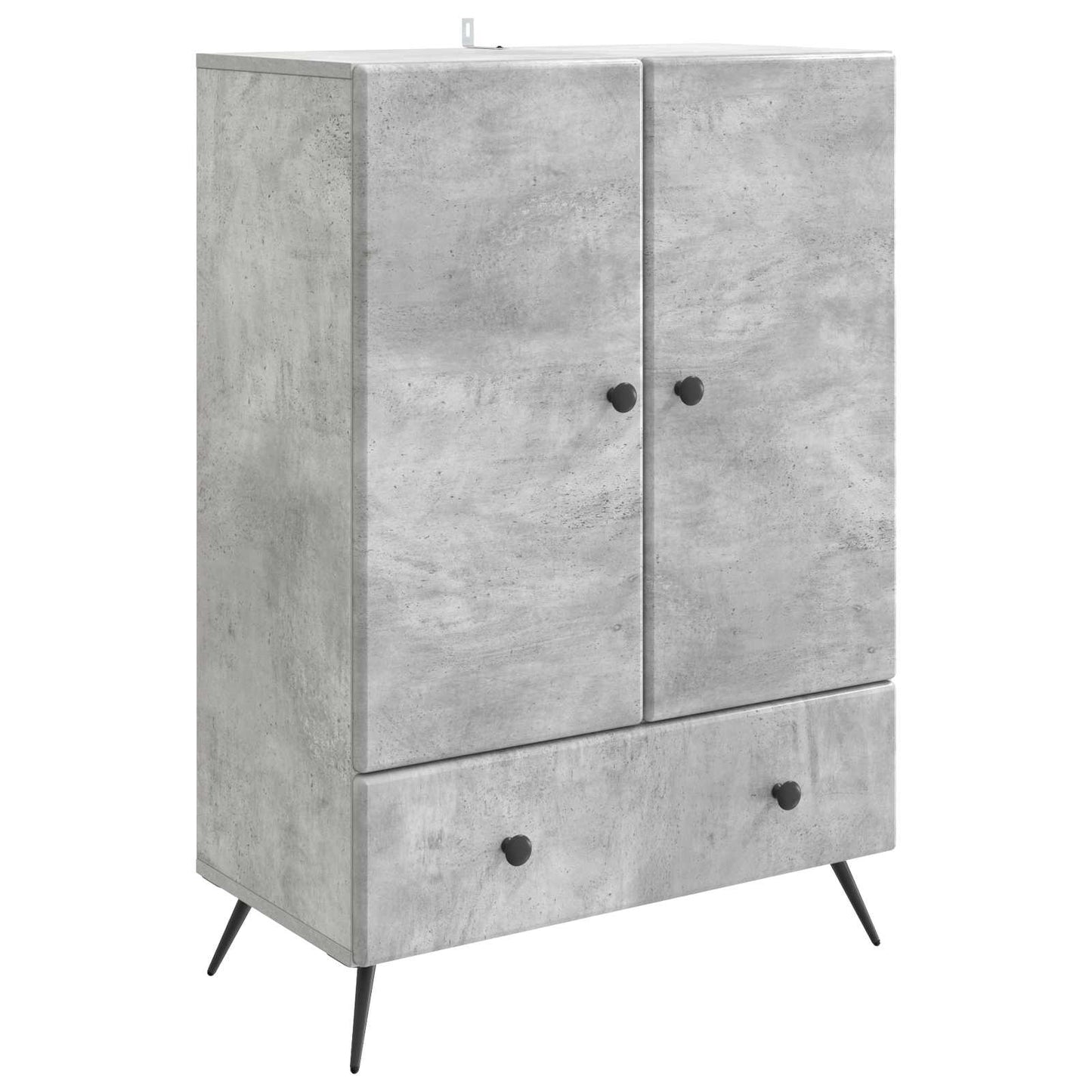 Servírovací Skříň Se Zásuvkou Betonově Šedá 66 X 34,5 X 95 Cm