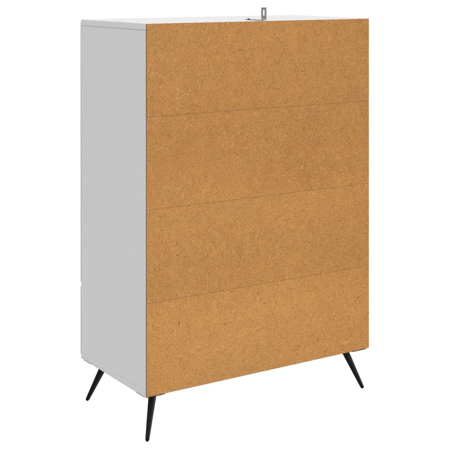 Servírovací Skříň Bílá S Vysokým Leskem 66 X 34,5 X 95 Cm