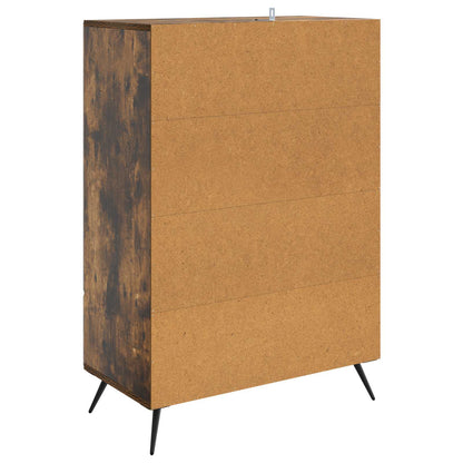 Servírovací Skříň Se Zásuvkou Kouřový Dub 66 X 34,5 X 95 Cm