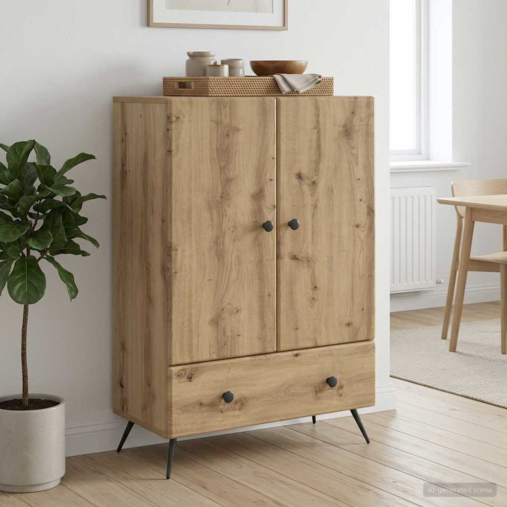 Servírovací Skříň Dub Artisan 66 X 34,5 X 95 Cm