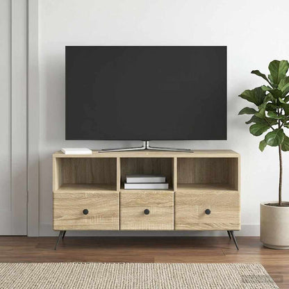 Televizní Skříň Dub Sonoma 102 X 34,5 X 50 Cm Kompozitní Dřevo