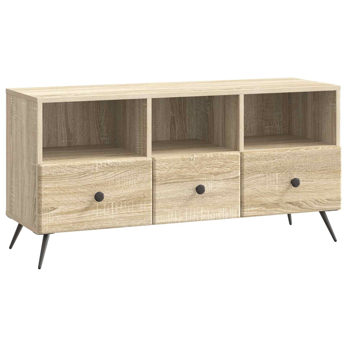 Televizní Skříň Dub Sonoma 102 X 34,5 X 50 Cm Kompozitní Dřevo