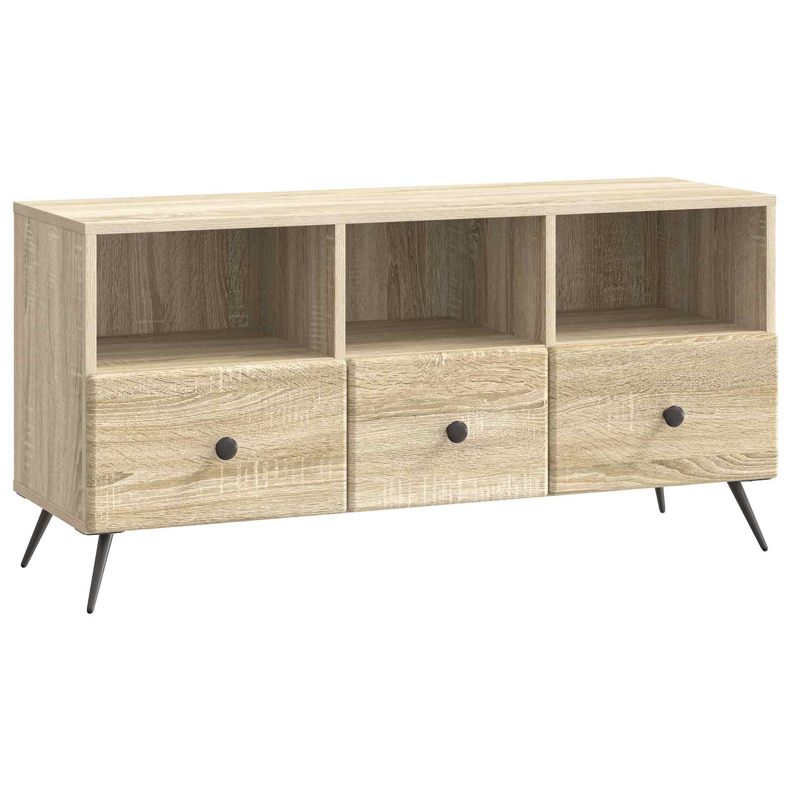 Televizní Skříň Dub Sonoma 102 X 34,5 X 50 Cm Kompozitní Dřevo