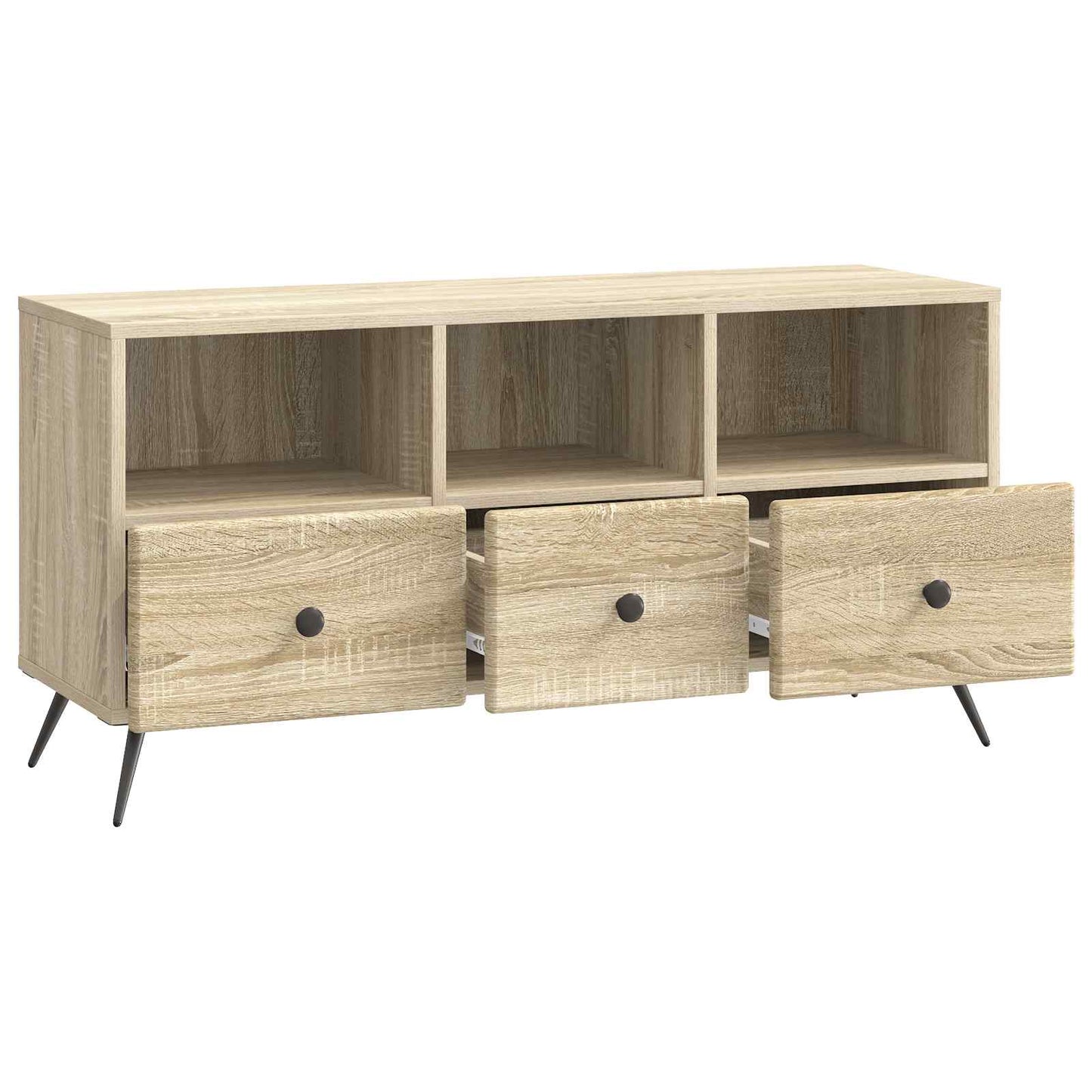 Televizní Skříň Dub Sonoma 102 X 34,5 X 50 Cm Kompozitní Dřevo