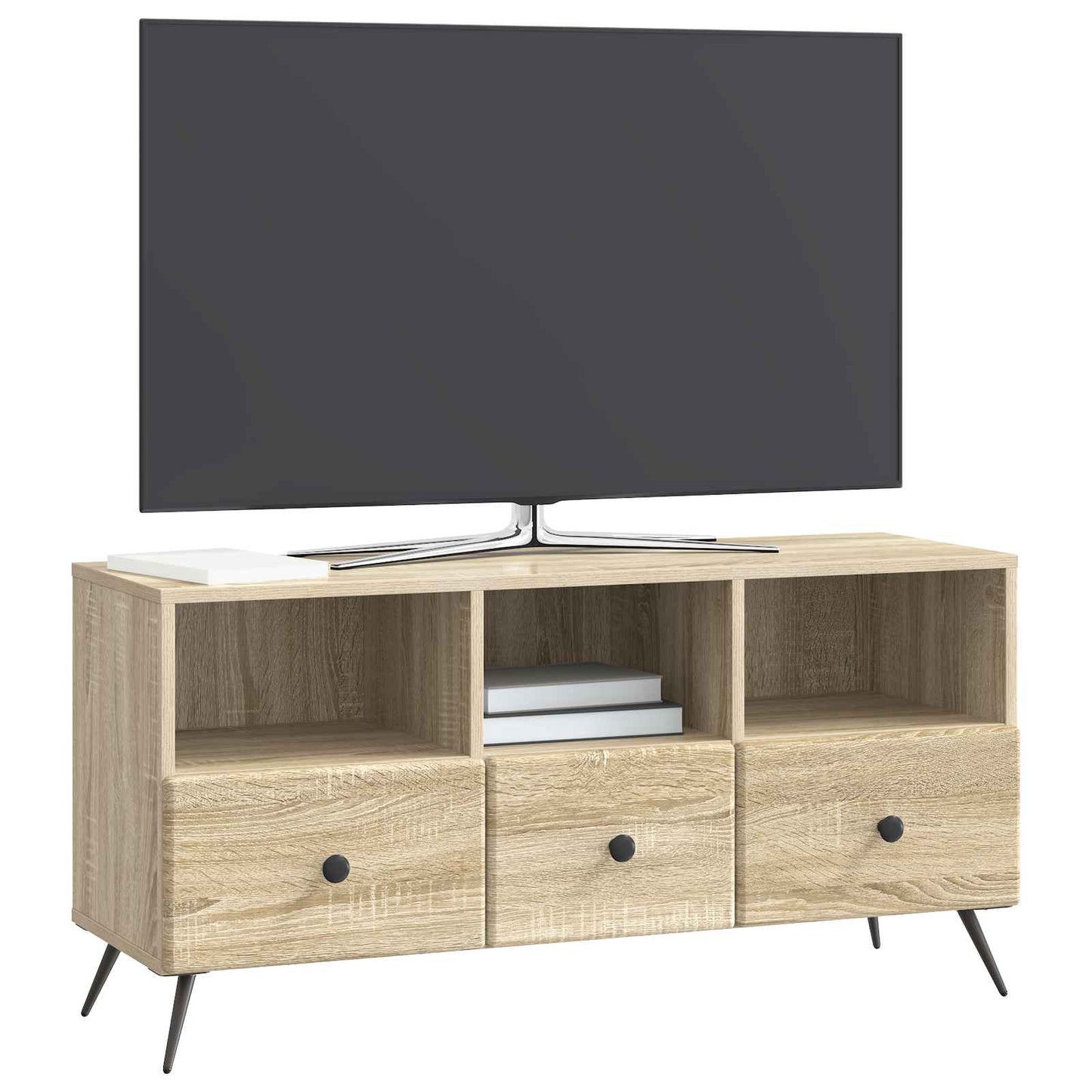 Televizní Skříň Dub Sonoma 102 X 34,5 X 50 Cm Kompozitní Dřevo