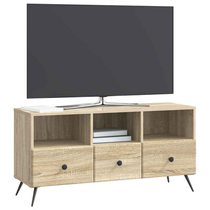 Televizní Skříň Dub Sonoma 102 X 34,5 X 50 Cm Kompozitní Dřevo