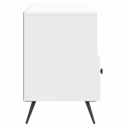 Televizní Skříň Bílá S Vysokým Leskem 102 X 34,5 X 50 Cm