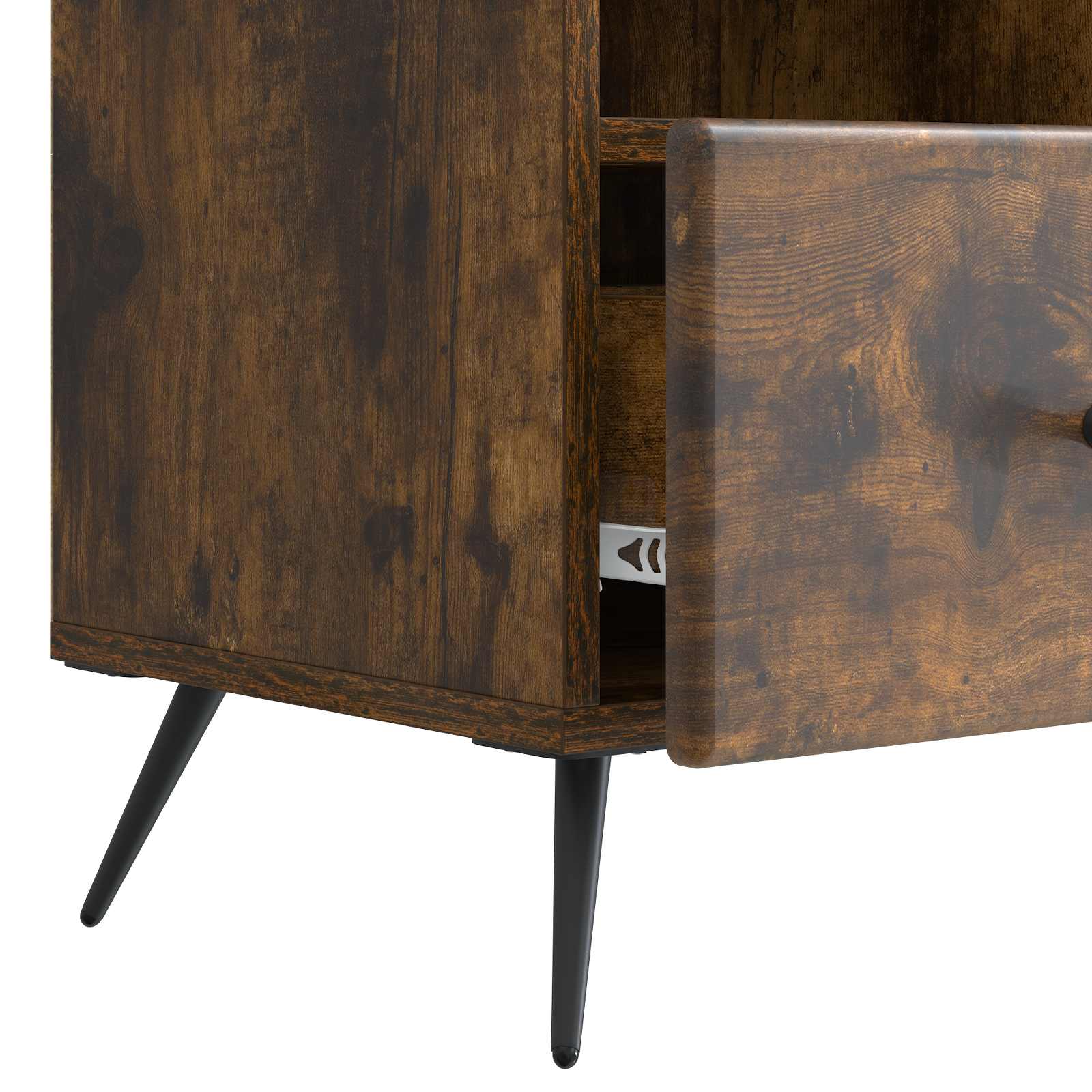 Televizní Skříň Kouřový Dub 102 X 34,5 X 50 Cm Kompozitní Dřevo