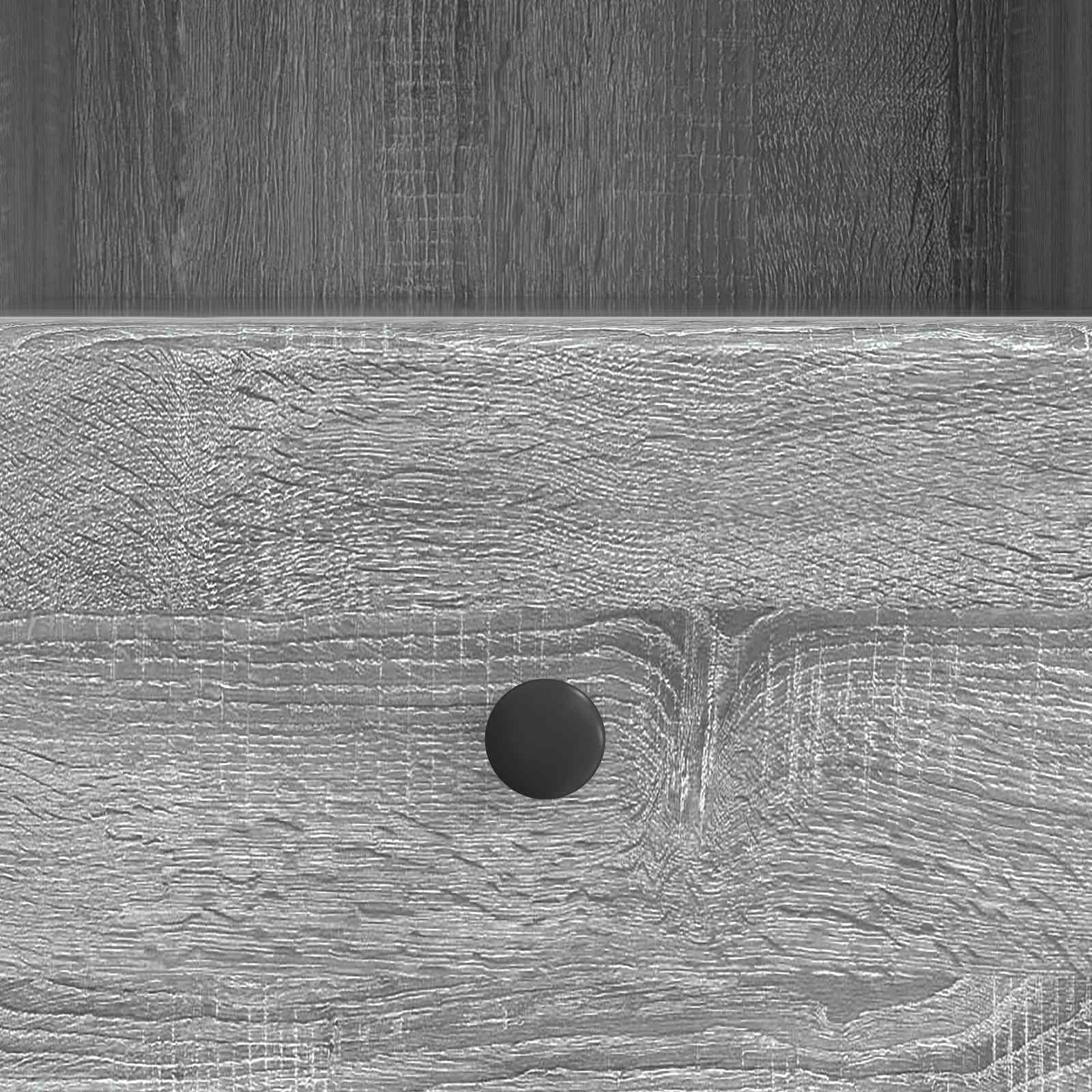 Televizní Skříň Šedá Sonoma 102 X 34,5 X 50 Cm Kompozitní Dřevo