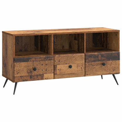 Televizní Skříň Staré Dřevo 102 X 34,5 X 50 Cm Kompozitní Dřevo