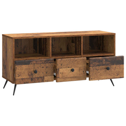 Televizní Skříň Staré Dřevo 102 X 34,5 X 50 Cm Kompozitní Dřevo