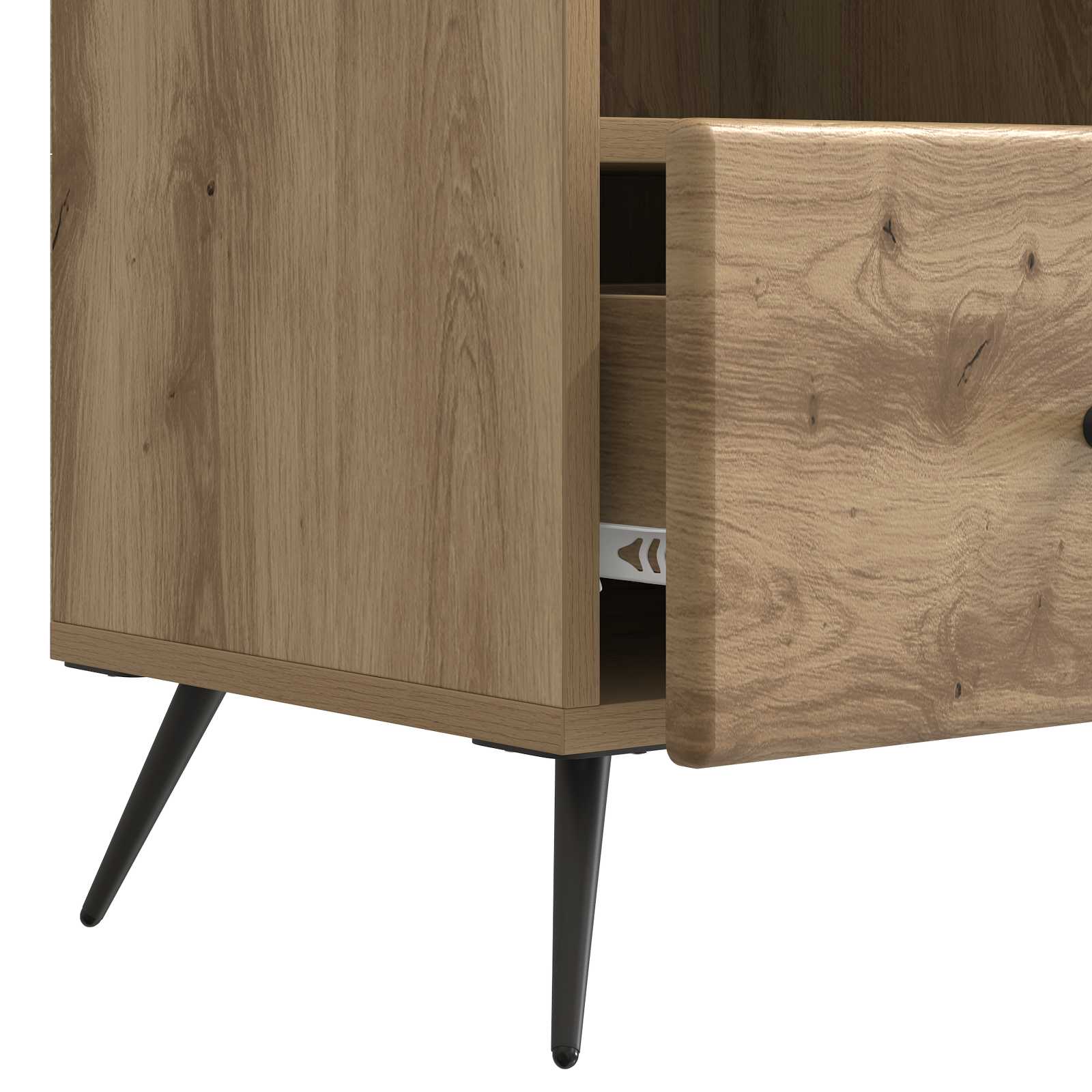 Televizní Skříň 102 X 34,5 X 50 Cm Dub Artisan Kompozitní Dřevo
