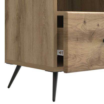Televizní Skříň 102 X 34,5 X 50 Cm Dub Artisan Kompozitní Dřevo