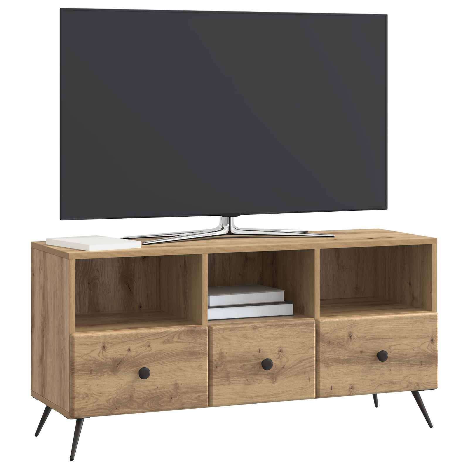 Televizní Skříň 102 X 34,5 X 50 Cm Dub Artisan Kompozitní Dřevo