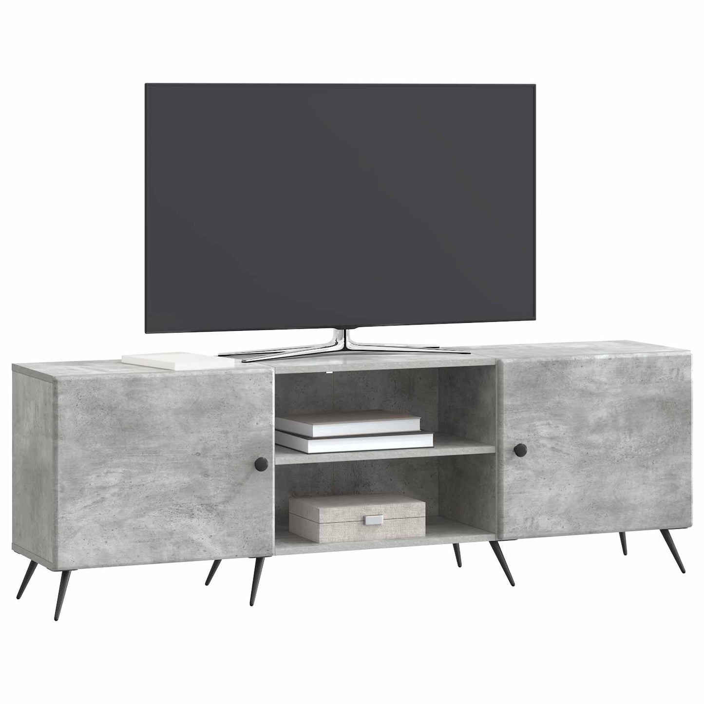 Televizní Skříň Betonově Šedá 150 X 31 X 50 Cm Kompozitní Dřevo
