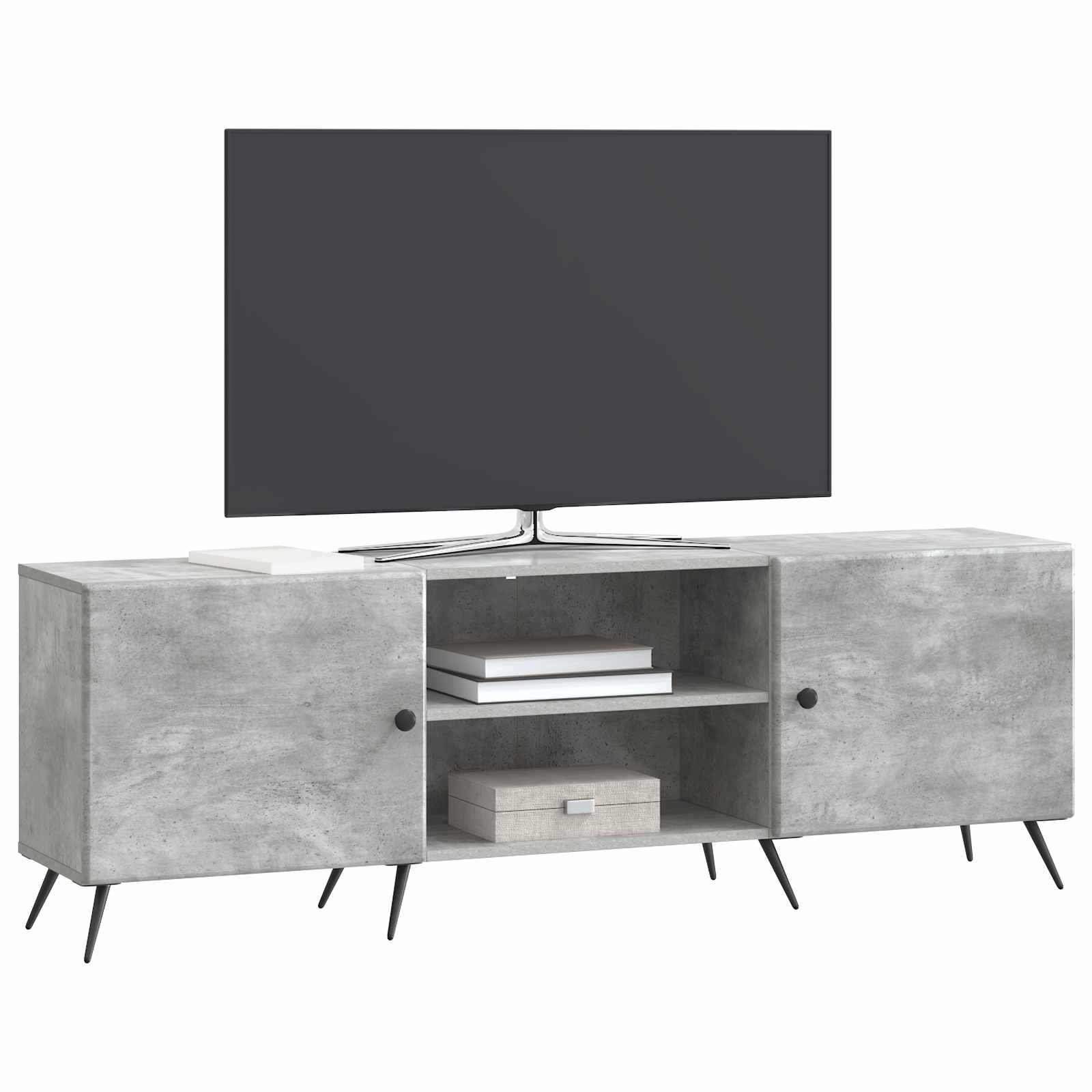 Televizní Skříň Betonově Šedá 150 X 31 X 50 Cm Kompozitní Dřevo