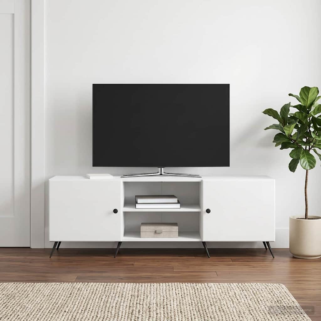 Televizní Skříň Bílá S Vysokým Leskem 150 X 31 X 50 Cm