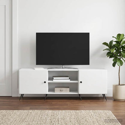 Televizní Skříň Bílá S Vysokým Leskem 150 X 31 X 50 Cm