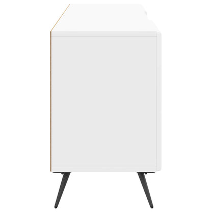 Televizní Skříň Bílá S Vysokým Leskem 150 X 31 X 50 Cm