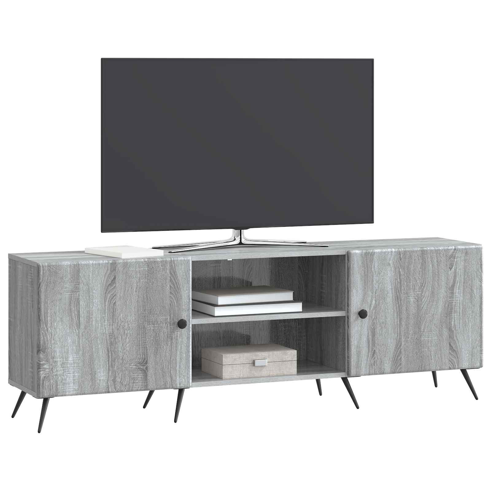 Televizní Skříň 150 X 31 X 50 Cm Šedá Sonoma Kompozitní Dřevo