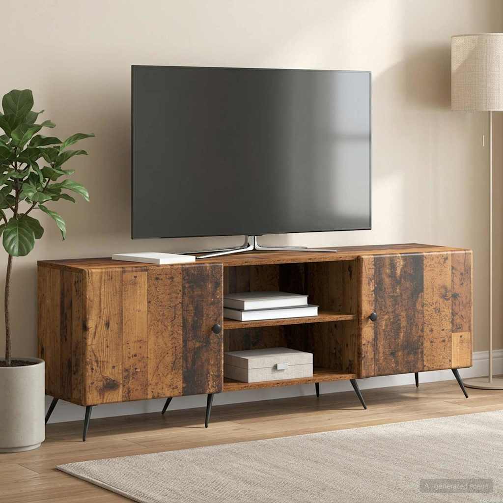 Televizní Skříň Staré Dřevo 150 X 31 X 50 Cm Kompozitní Dřevo