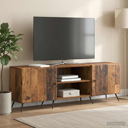 Televizní Skříň Staré Dřevo 150 X 31 X 50 Cm Kompozitní Dřevo