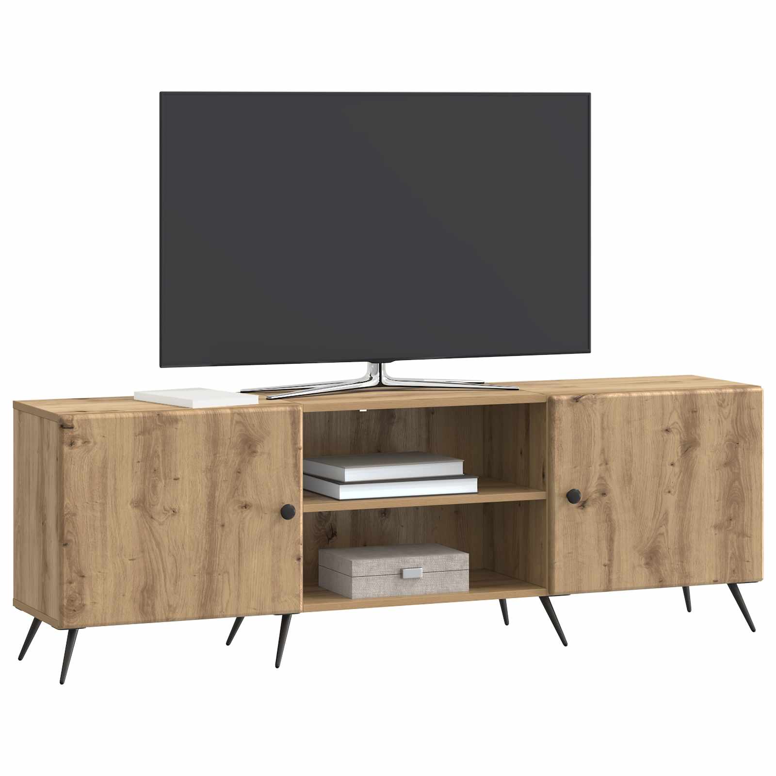 Televizní Skříň 150 X 31 X 50 Cm Dub Artisan Kompozitní Dřevo