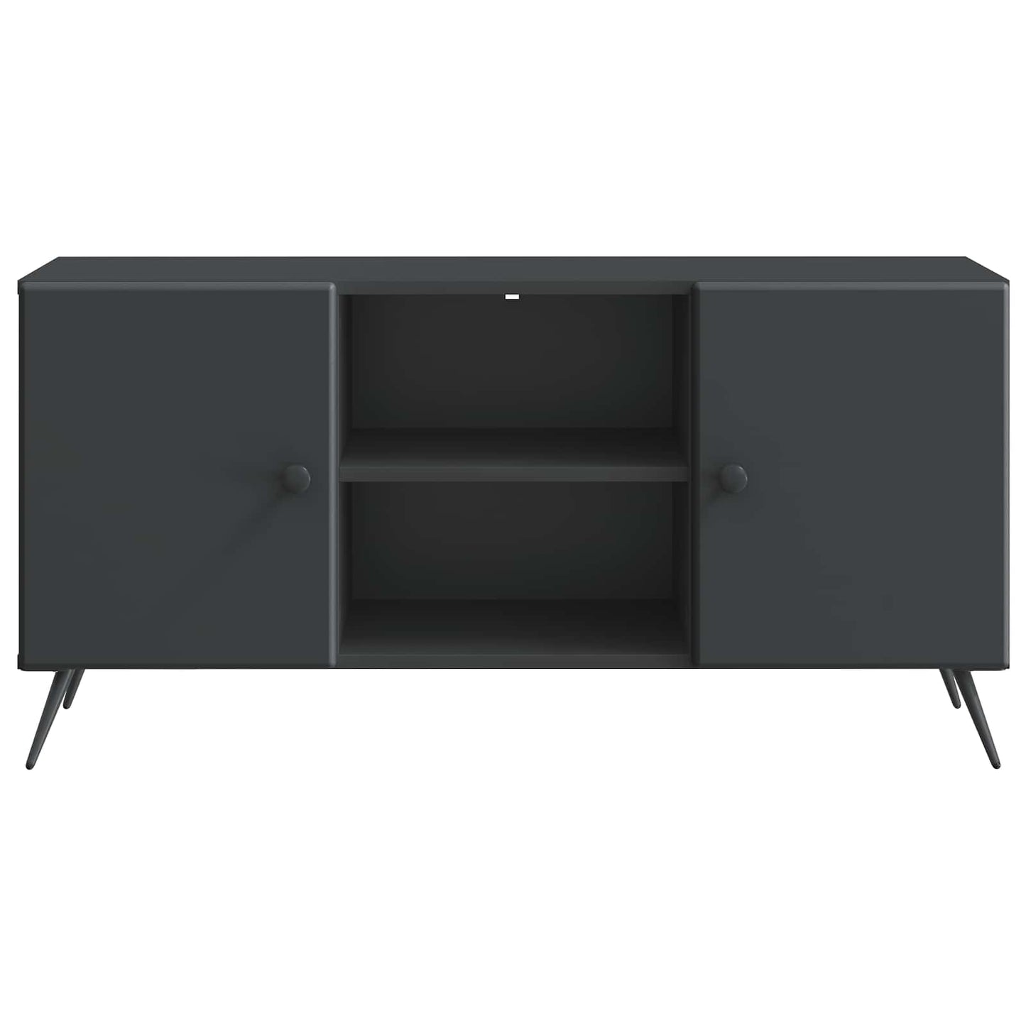Televizní Skříň Černá 102 X 34,5 X 50 Cm Kompozitní Dřevo