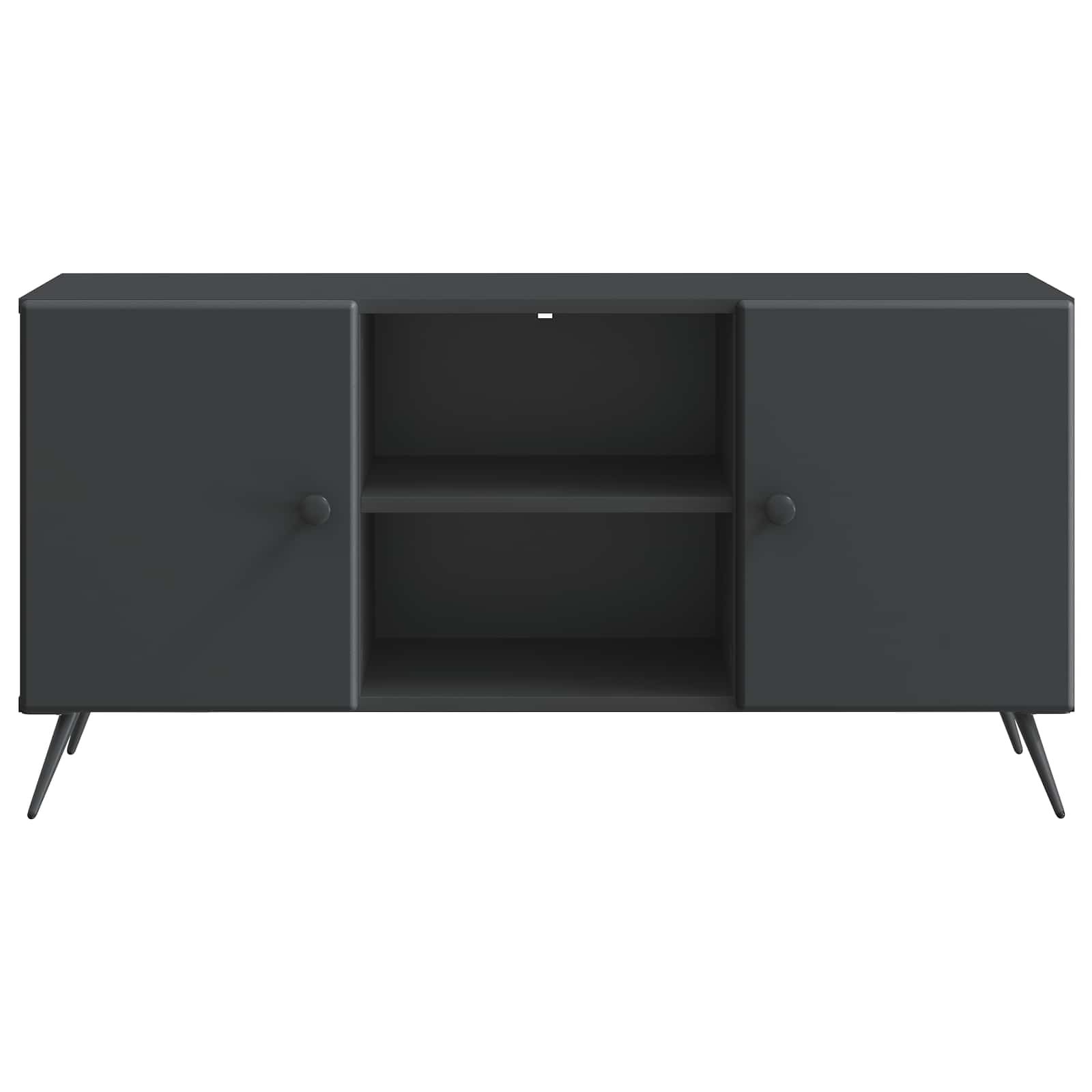 Televizní Skříň Černá 102 X 34,5 X 50 Cm Kompozitní Dřevo